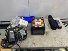 SUMITOMO ELECTRICAL Q102-M-12 RIBBON FIBER FUSION SPLICER KIT, SN 414936752046, WITH CLEVER, HOT