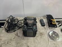 FUJIKORA FSM 60R RIBBON FIBER FUSION SPLICER KIT, SN 05429, WITH CLEVER, HOT JACKET REMOVER SUPPORT