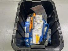CRATE OF MISC.: SPLICING BLADES, MIDSPAN SLIT TOOLS, MIDSPAN BUFFER ACCESS TOOLS, T&B CRIMPERS,