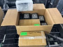 BOX OF SIGNAL FIRE BATTERIES SUPPORT EQUIPMENT