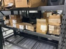CONTENTS OF SHELF AND CART: ASST'D SIZE DURA-LINE SPLIT-LOK+ COUPLERS, SUPPORT EQUIPMENT