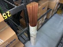 APPROX (100) BRONZE CLAD GROUND RODS SUPPORT EQUIPMENT