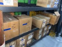 CONTENTS OF SHELF: (5) BOXES OF (100) AS-1.660 ALUMINUM COUPLERS & (1) BOX OF MISC HARDWARE SUPPORT