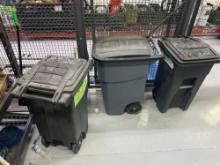 (2) 32 GALLON 2 WHEEL CARTS SUPPORT EQUIPMENT