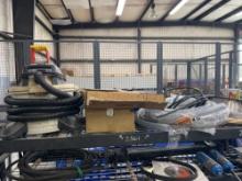 CONTENTS OF SHELF: MISC SHOP VAC, WELDING WIRE, UNDERBED MOUNTING KIT SUPPORT EQUIPMENT