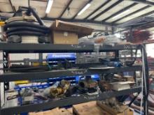 CONTENTS OF SHELF: HYDRAULIC HOSE, SAW BLADE, TORCHES SUPPORT EQUIPMENT