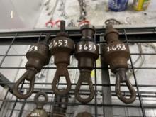 (4) 2" INTERNAL PULLERS SUPPORT EQUIPMENT