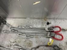 (2) 4 EYE CABLE PULLING SLINGS SUPPORT EQUIPMENT