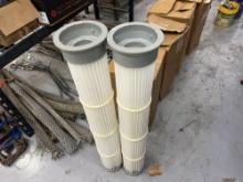 (2) VAC-TRON VACCUUM AIR FILTERS SUPPORT EQUIPMENT