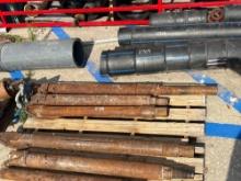 STARTER ROD/DRILL HEAD/ROCK BIT; DRILL HEAD WITH ROCK BIT SUPPORT EQUIPMENT