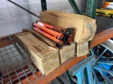 (4) BONE SAFETY SIGN STANDS SUPPORT EQUIPMENT