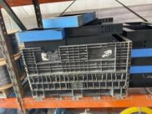 CRATE OF (20+) 4RU BATTERY SUPPLY TRAYS SUPPORT EQUIPMENT