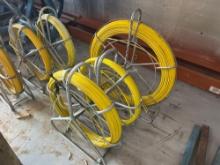 (3) FIBERGLASS RODDER REELS SUPPORT EQUIPMENT