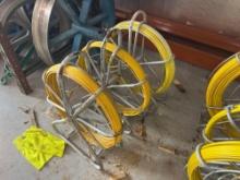 (3) FIBERGLASS RODDER REELS SUPPORT EQUIPMENT