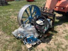 CONDUX HYDRAULIC POWER PACK & CAPSTAN WINCHING ASSEMBLY, HONDA GAS ENGINE, 17 HOURS, WITH POWER
