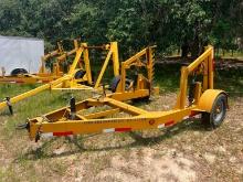 2020 B & B FABRICATION REEL TRAILER VN:981379 equipped with 6,000lb capacity, hydraulic lift,