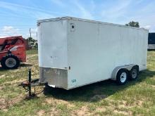 2018 FOREST RIVER CARGO TRAILER VN:116660 equipped with 7,000lb GVWR, 7ft wide, 16ft length, laydown