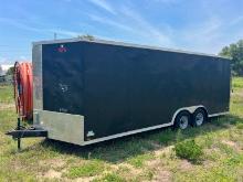 2017 ANVIL AT85X20TA3 CARGO TRAILER VN:001901 equipped with 9,990lb GVWR, 8ft wide, 20ft length,