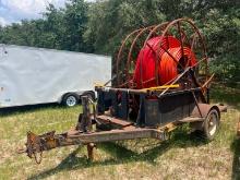 REEL TRAILER VN:N/A equipped with single axle.