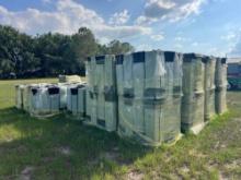 (45) PALLETS OF FIBER PEDESTALS