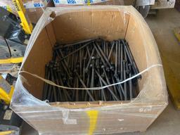 (2) PALLETS OF 2IN-3/4IN THREADED TIES