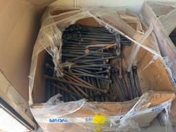 (2) PALLETS OF 2IN-3/4IN THREADED TIES
