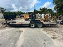 2020 BIG TEX 22FT TAGALONG TRAILER VN:16VEX222XL2078228 equipped with 22ft. tilt deck, 12,000lb