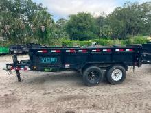 2022 LOAD TRAIL 14FT. DUMP TRAILER VN:4ZEDT1421N1249348 equipped with 14ft. dump box, 11,500lb