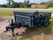 2021 LOAD TRAIL 14FT. DUMP TRAILER VN:4ZEDT142DM2237197 equipped with 14ft. dump box, 11,000lb