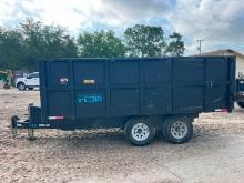 2021 SPACE COAST INDUSTRIES 14FT. DUMPTRAILER VN:4S9D71462MC106610equipped with 14ft. dump box,