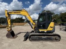 2020 YANMAR SV100-2A HYDRAULIC EXCAVATOR SN:AG848 powered by Yanmar diesel engine, equipped with