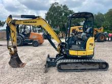 2017 YANMAR VIO35-6A HYDRAULIC EXCAVATOR SN:JAF569 powered by diesel engine, equipped with OROPS,