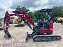 2021 YANMARVIO35-6A HYDRAULIC EXCAVATOR SN: YMRVIO35KMAJAN387 powered by diesel engine, equipped