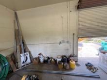 GAS CANS, FIRE EXTINGUISHERS, PVC FITTINGS, ETC.
