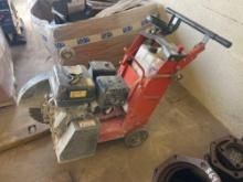 HUSQVARNA FS 400 LV WALK-BEHIND CONCRETE SAW SN: 20221202623, CONCRETE EQUIPMENT, powered by gas
