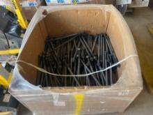 (2) PALLETS OF 2IN-3/4IN THREADED TIES