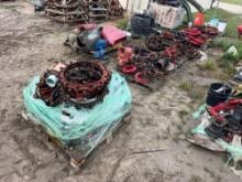 (5) PALLETS OF PIPE COLLARS, various sizes