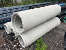 CONCRETE PIPE 4 sections