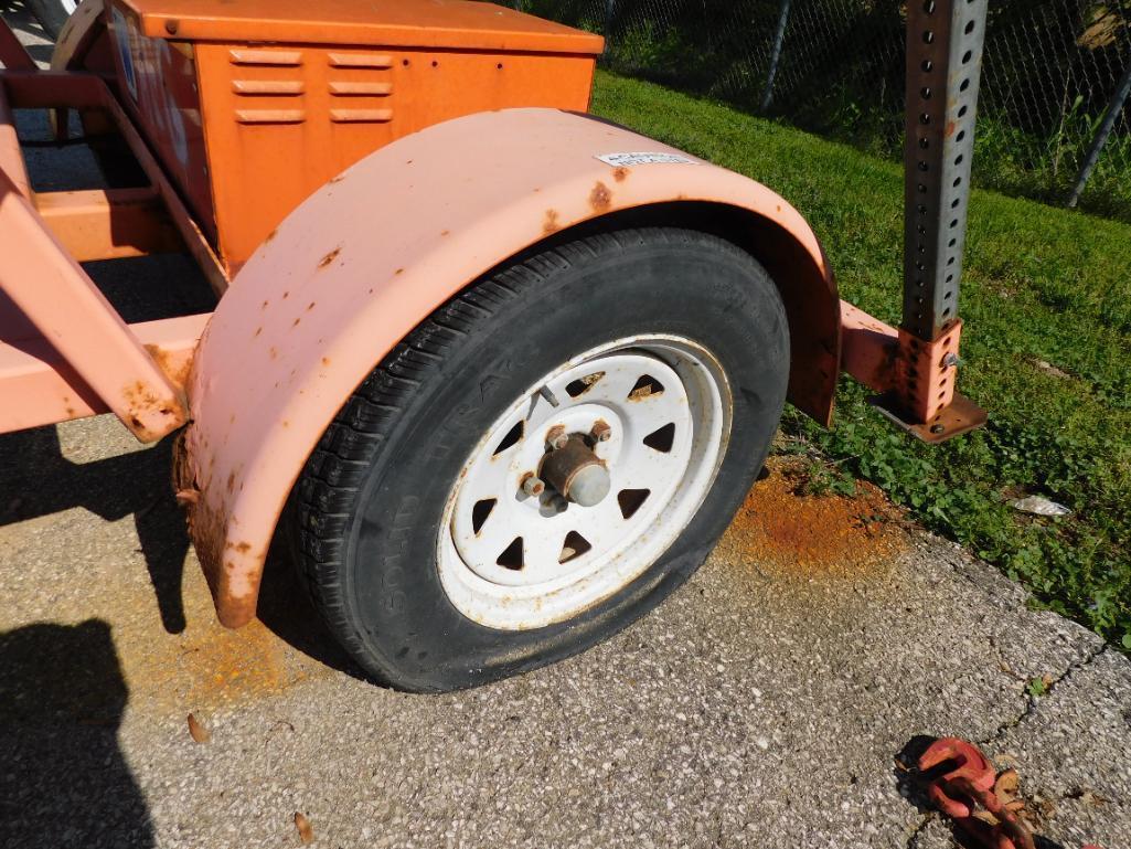 WANCO ARROW/MESSAGE BOARD VN:N/A equipped with landing gear, pintle hitch, single axle BILL OF SALE.