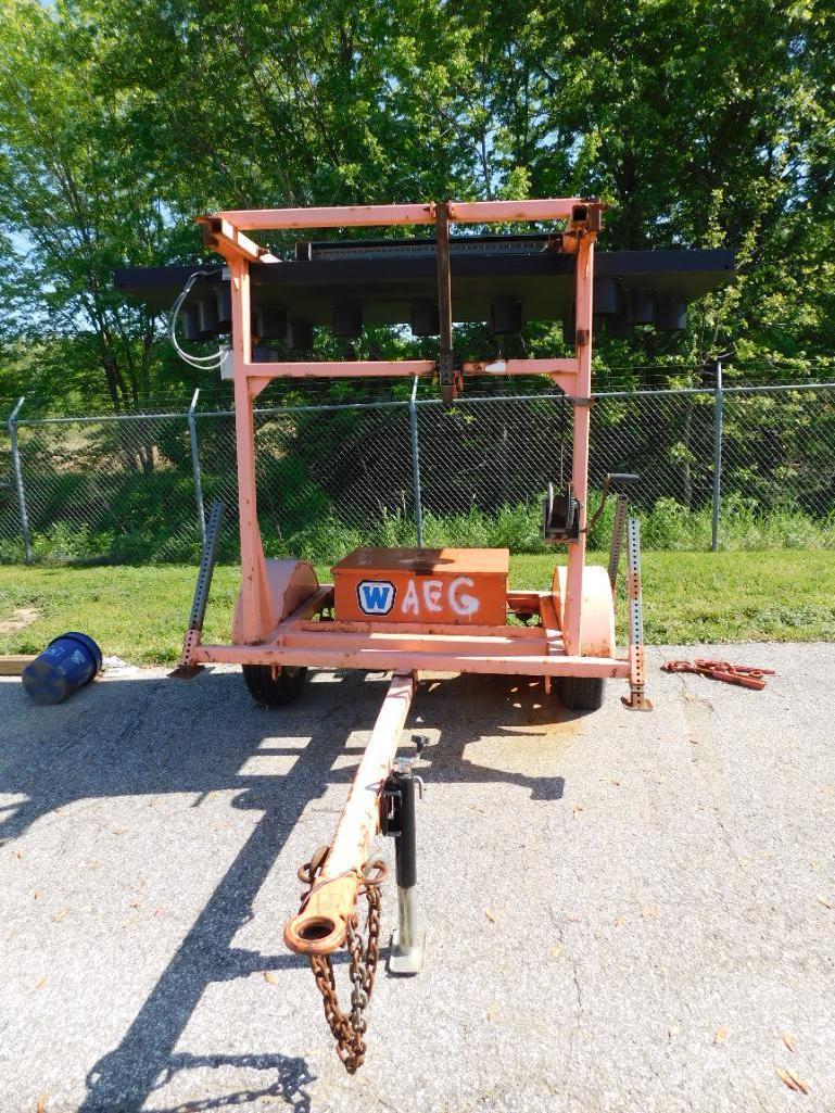 WANCO ARROW/MESSAGE BOARD VN:N/A equipped with landing gear, pintle hitch, single axle BILL OF SALE.