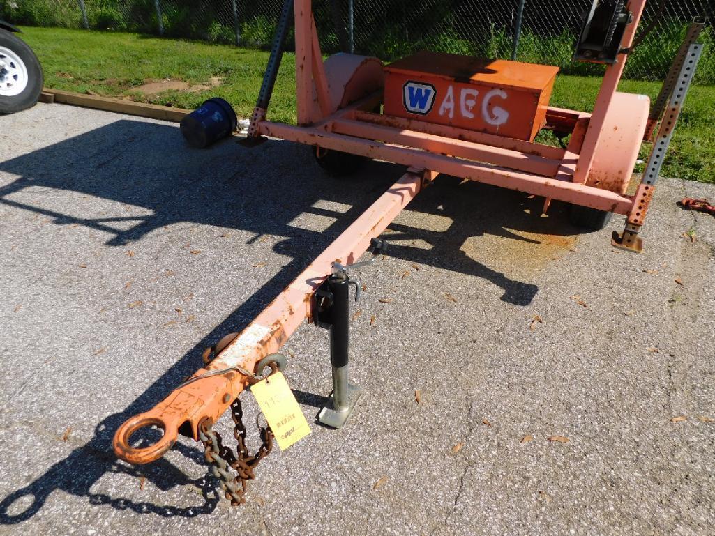 WANCO ARROW/MESSAGE BOARD VN:N/A equipped with landing gear, pintle hitch, single axle BILL OF SALE.