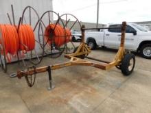 2000 LONG RUN REEL TRAILER VN:130AU1110YC022193 equipped with 5,200lb GVWR, pintle hitch, single