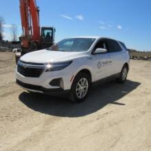2022 CHEVY EQUINOX LT SPORT UTILITY VEHICLE VN:3GNAXUEV5NL274467 AWD, powered by 1.5L gas engine,