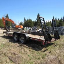 2021 LUCON 6T182BW TAGALONG TRAILER VN:7JEPU182XMG000442 equipped with 18ft. Deck, 6 ton capacity,