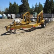 2019 B & B REEL TRAILER VN:1B9C2RB18KM981134 equipped with 6,000lb.capacity, pintle hitch, single