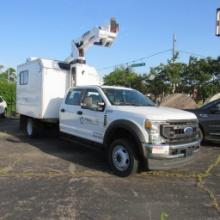 2022 FORD F550XL BUCKET TRUCK VN:1FD0W5HT9NEF62656 4x4, powered by 6.7L Powerstroke turbo diesel
