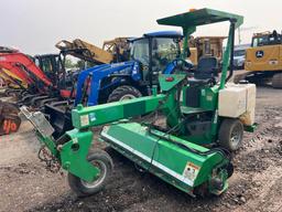 LAYMOR SM300 SWEEPER VSN:34608 powered by diesel engine, equipped with OROPS, 8ft. sweeper, water