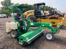LAYMOR SM300 SWEEPER VSN:34608 powered by diesel engine, equipped with OROPS, 8ft. sweeper, water