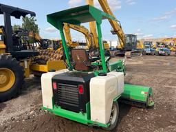 LAYMOR SM300 SWEEPER VSN:34608 powered by diesel engine, equipped with OROPS, 8ft. sweeper, water