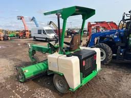 LAYMOR SM300 SWEEPER VSN:34608 powered by diesel engine, equipped with OROPS, 8ft. sweeper, water